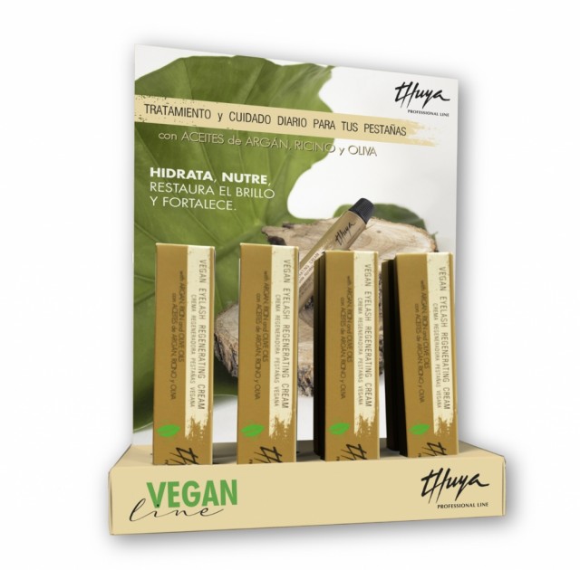 Thuya Vegan Perfect Look kit med esker og tuber lagt utover